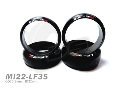 22mm MiniZ LF3S- 8.5/11mm Tire Set (4pcs) - DS Racing