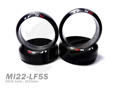 22mm MiniZ LF5S Tire Set - 8.5/11mm (4pcs) - DS Racing