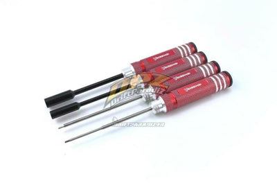 4-piece screwdriver set RED - YOKOMO