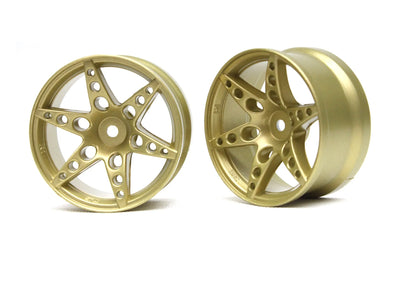 R1 offset rims +6mm - Gold - SRC Sideways RC