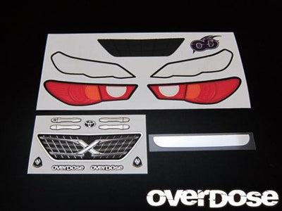 3D stickers for mark II Toyota Mark X - OVERDOSE