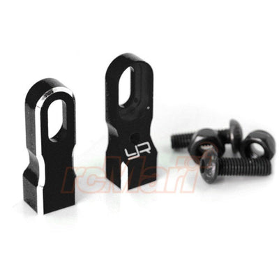 Universal servo mounts - Black aluminum - Yeah Racing