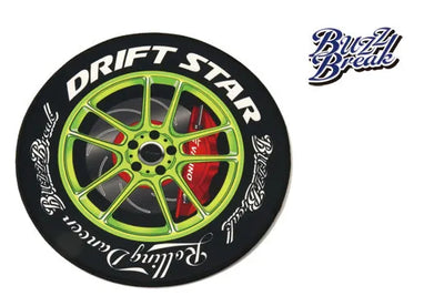 Tapis Drift star vert citron - Overdose