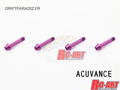 Purple Duralium screws for ESC - L13mm - World Pro