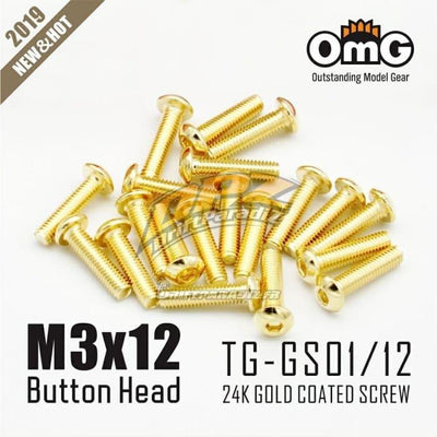 OR 3x12 round head screws - OMG