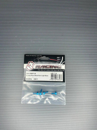 Screw for all-in-one axle - Light blue - 3racing