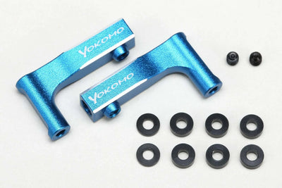 Upper front triangles Blue aluminium I - YOKOMO