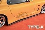 Rocker panel type A for MAZDA RX7 FD3s - ABC HOBBY