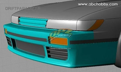 Nissan Silvia S13 front bumper and grille - ABC HOBBY
